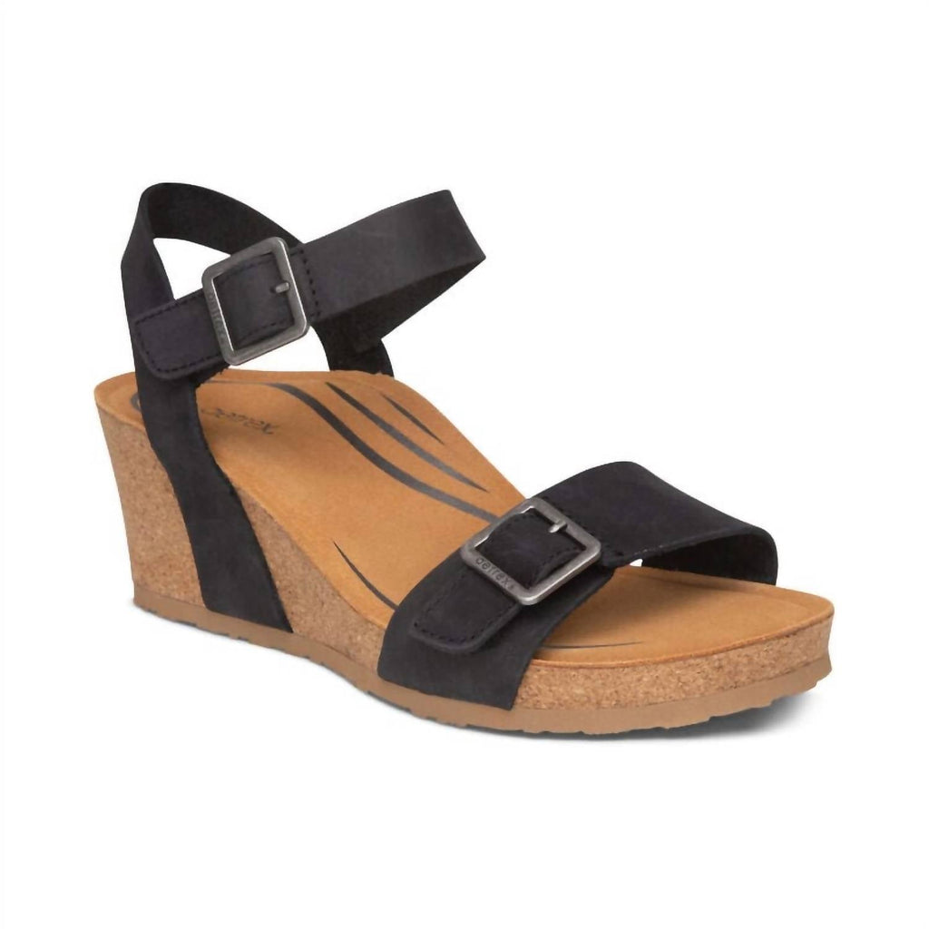 Women's Lexa Wedge Sandals In Black