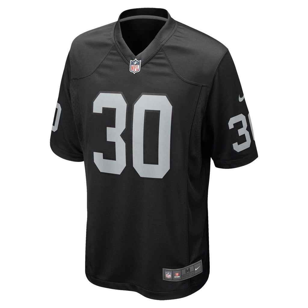Las Vegas Raiders Darnay Holmes Black Team Game Jersey