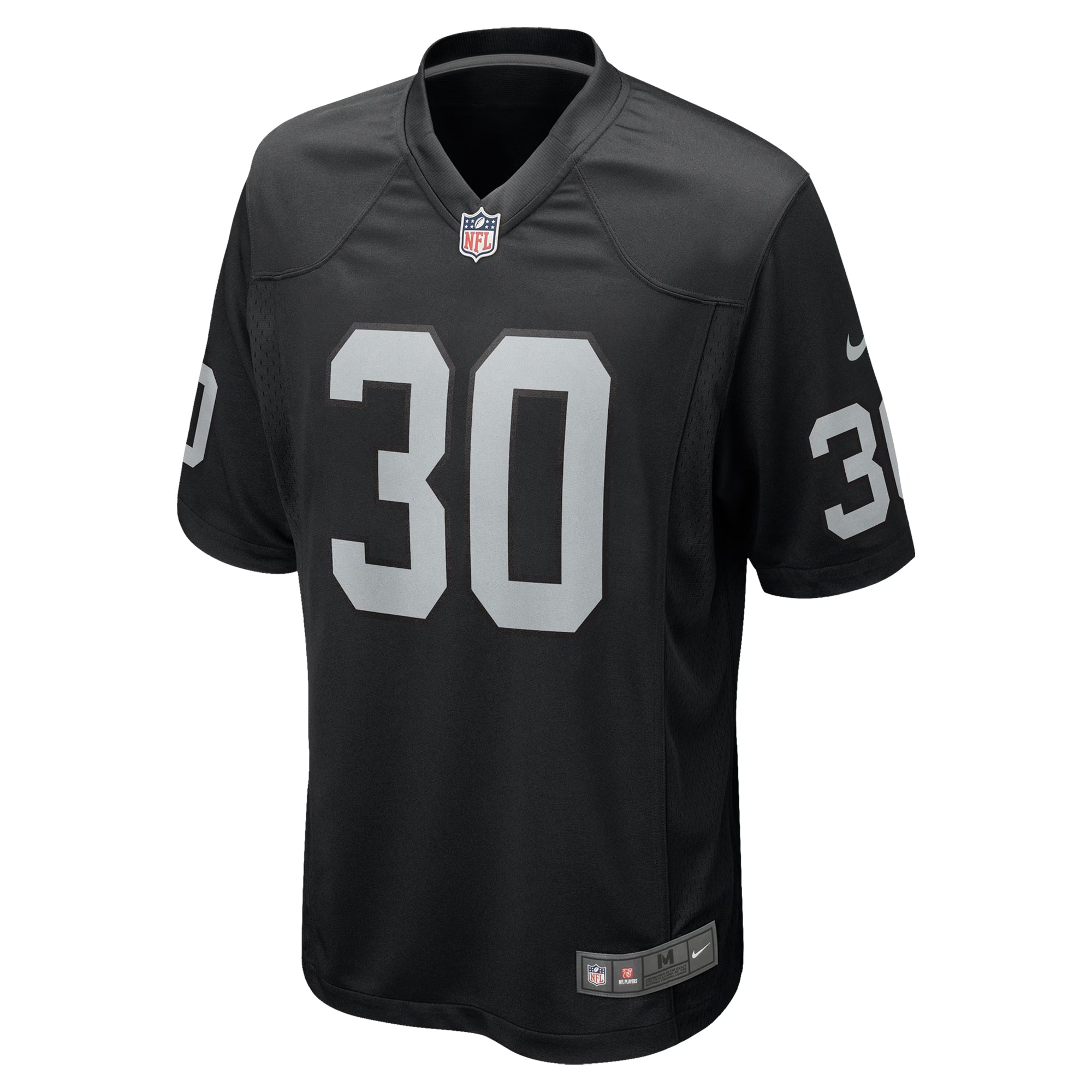 Las Vegas Raiders Darnay Holmes Black Team Game Jersey