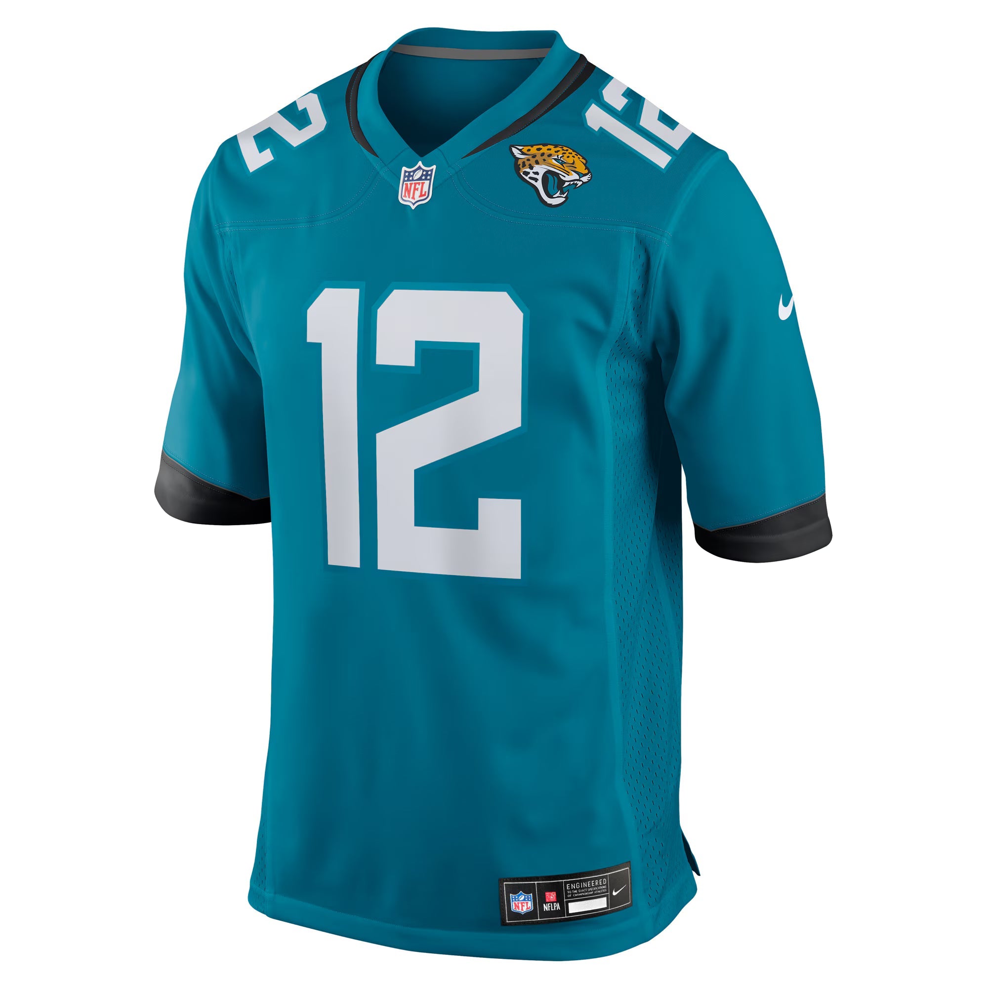 Jacksonville Jaguars Travis Hunter Teal 2025 NFL Draft First Round Pick Game Jersey