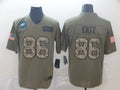 Men's Philadelphia Eagles Zach Ertz #86 Brown Team Game Jersey1
