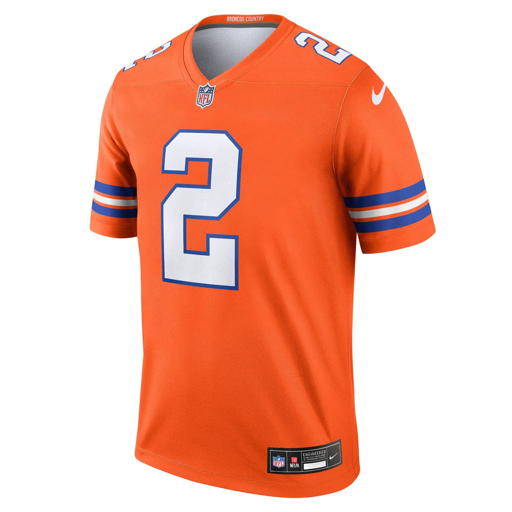 Denver Broncos Patrick Surtain II Orange Legend Player Performance Top