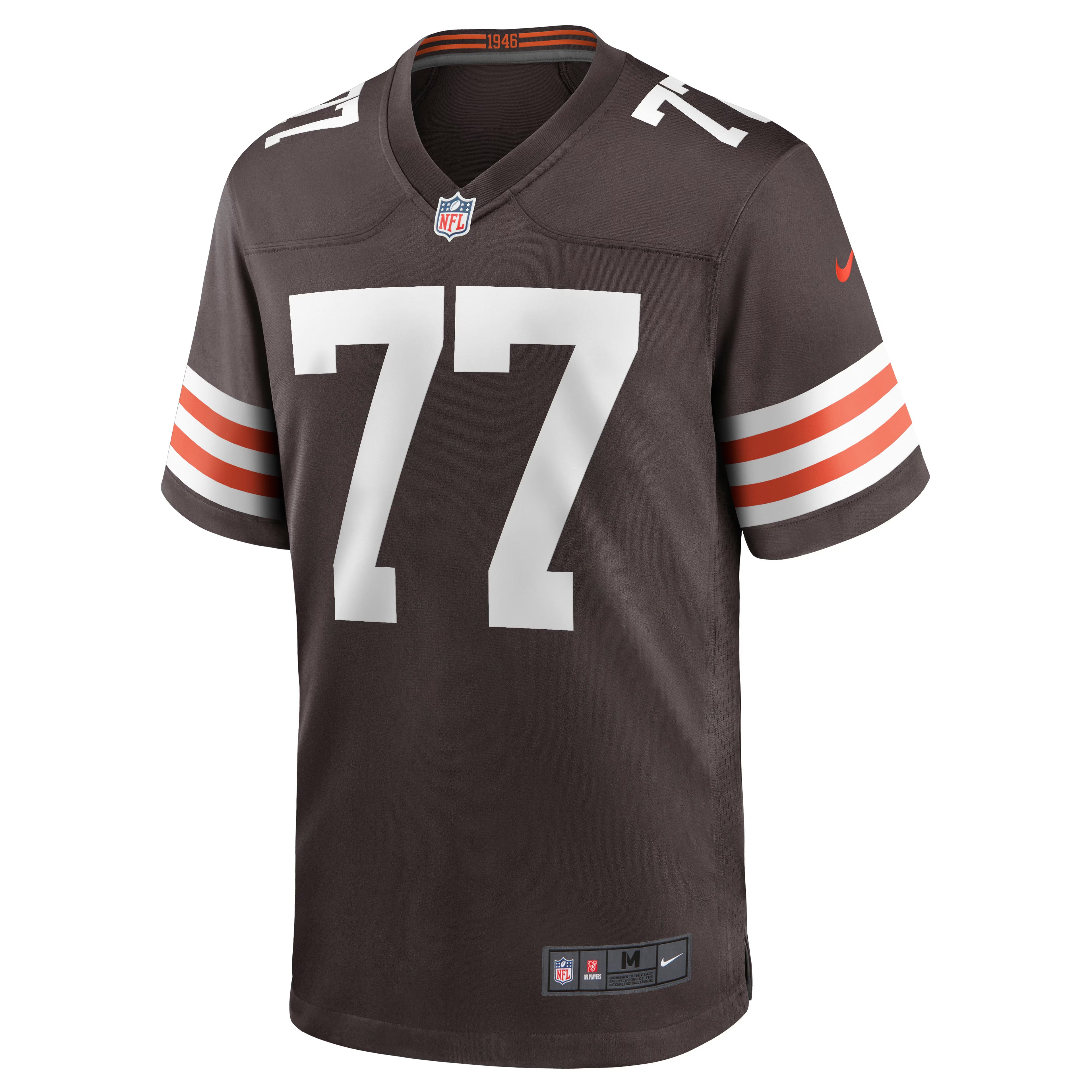 Cleveland Browns Wyatt Teller Brown Game Jersey