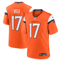 Denver Broncos Devaughn Vele Orange Team Game Jersey
