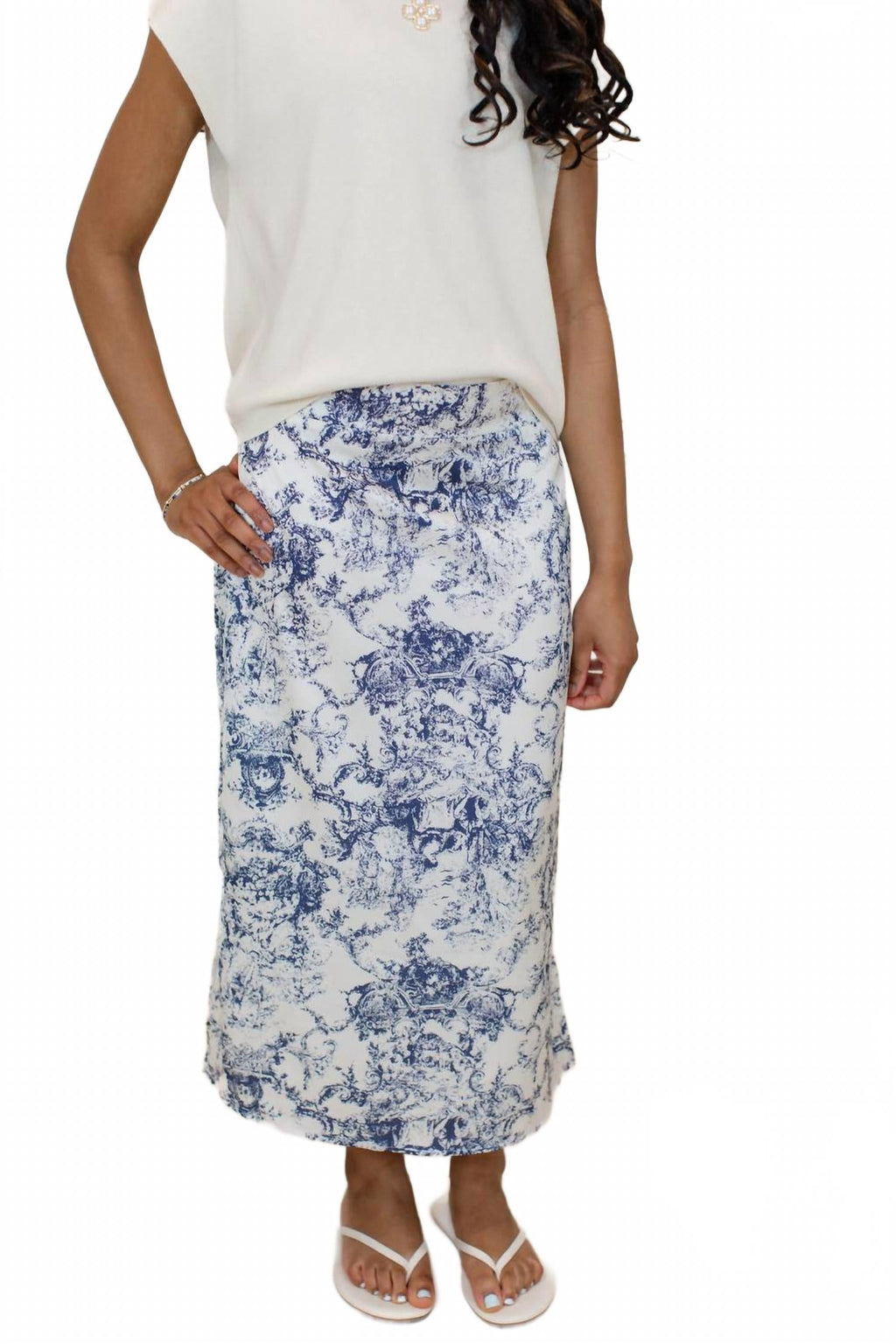 Jareth Midi Skirt In Navy