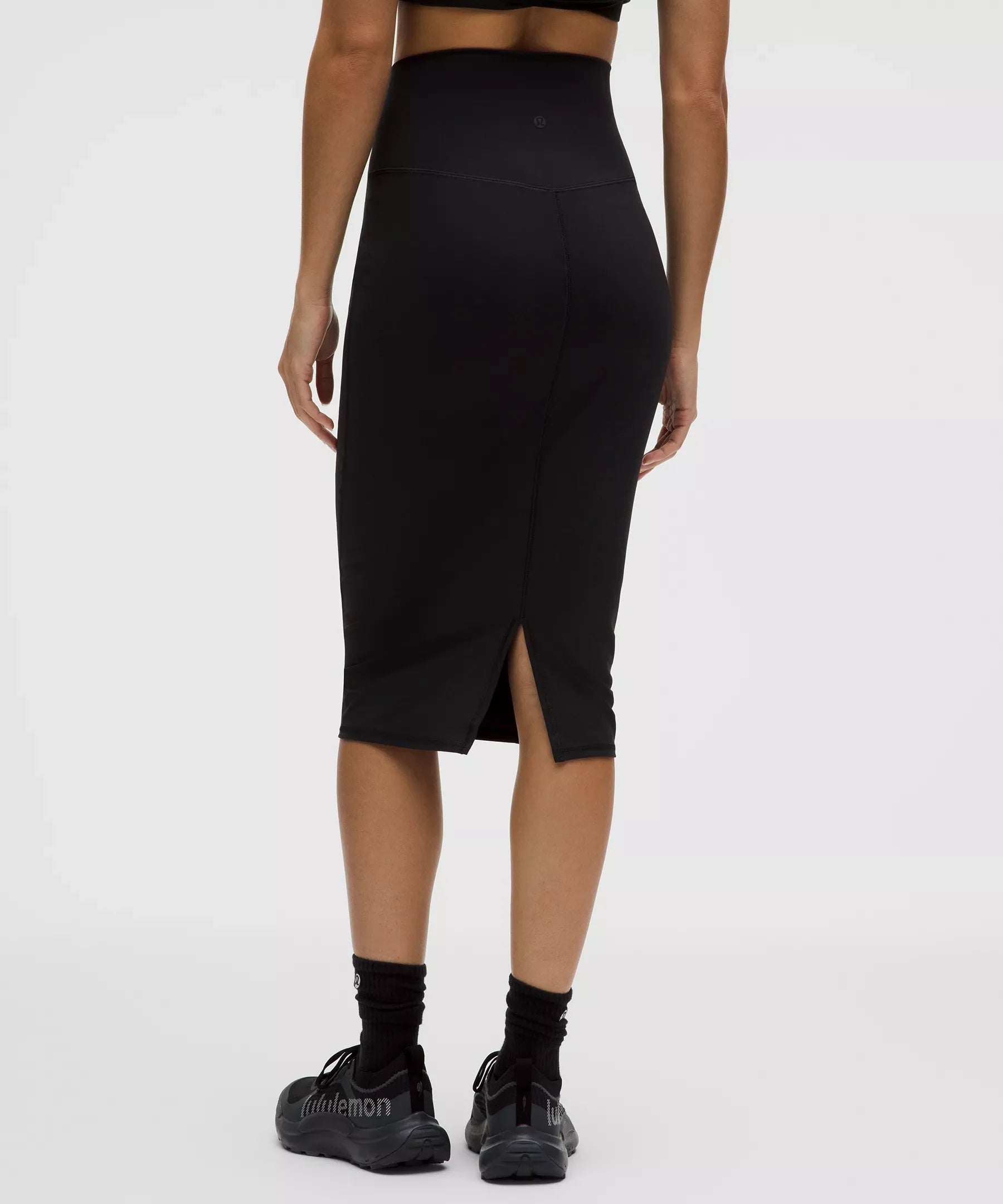Nulu Slim-Fit High-Rise Midi Skirt