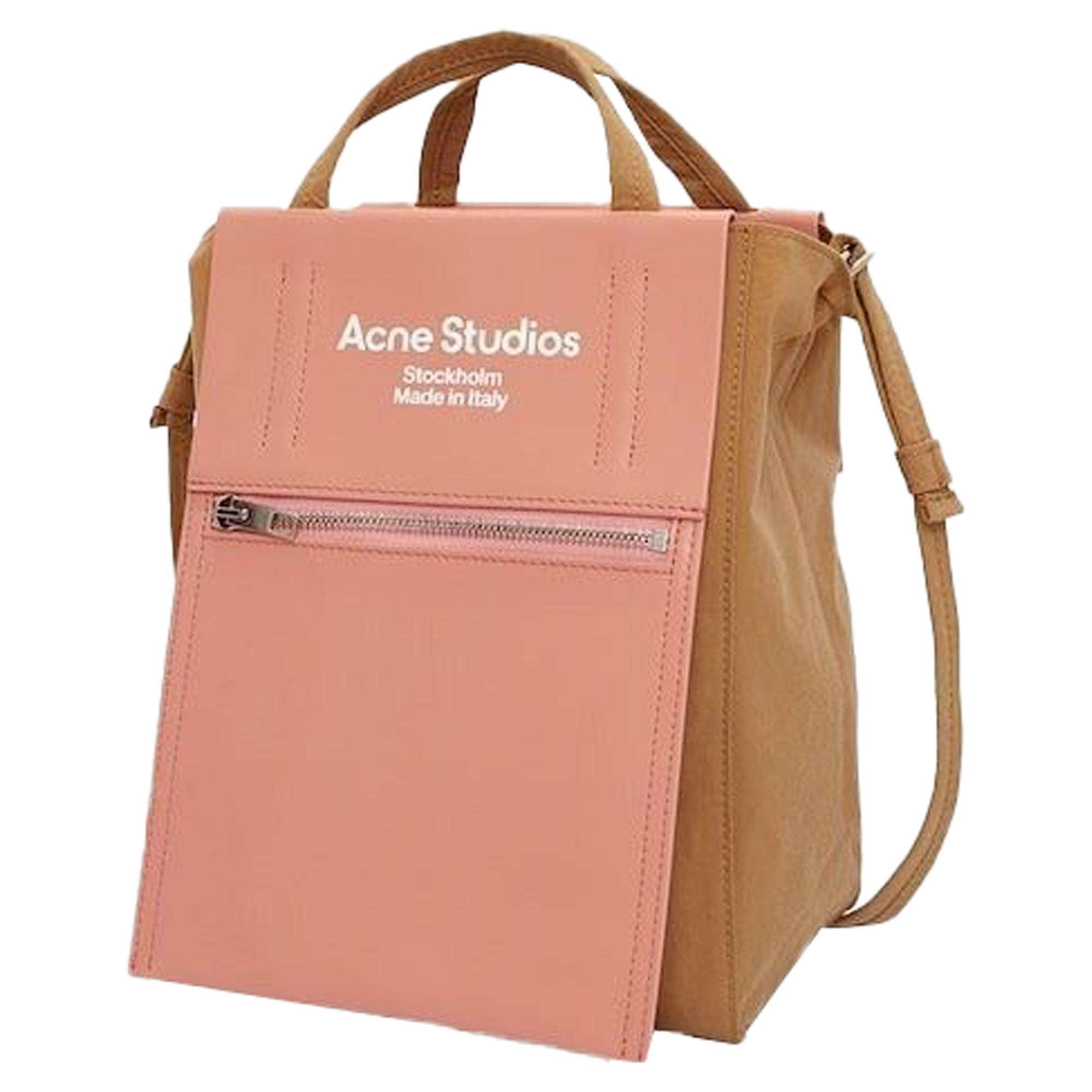 Acne Logo Mini Tote Crossbody Bag Aev