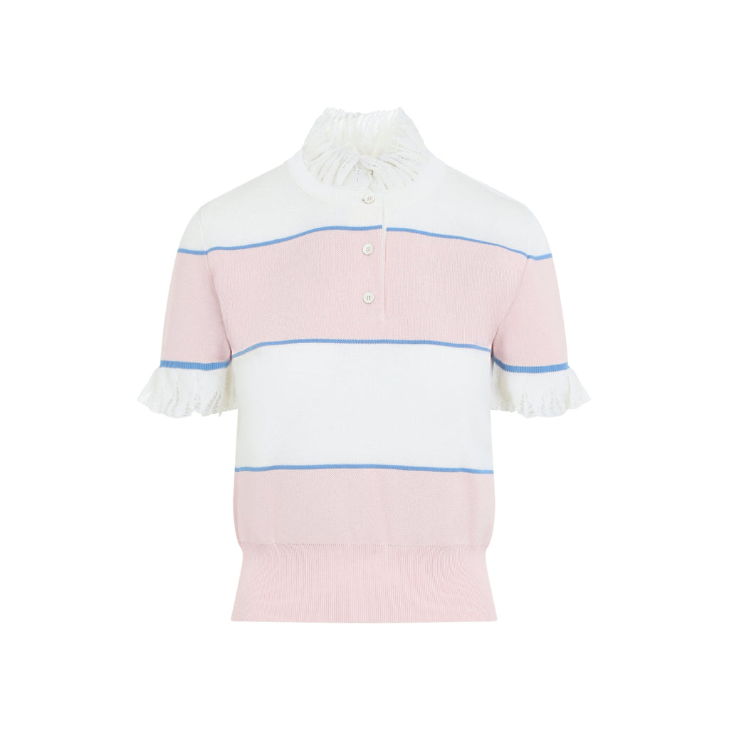 Alexander Mcqueen Stripe Top Women