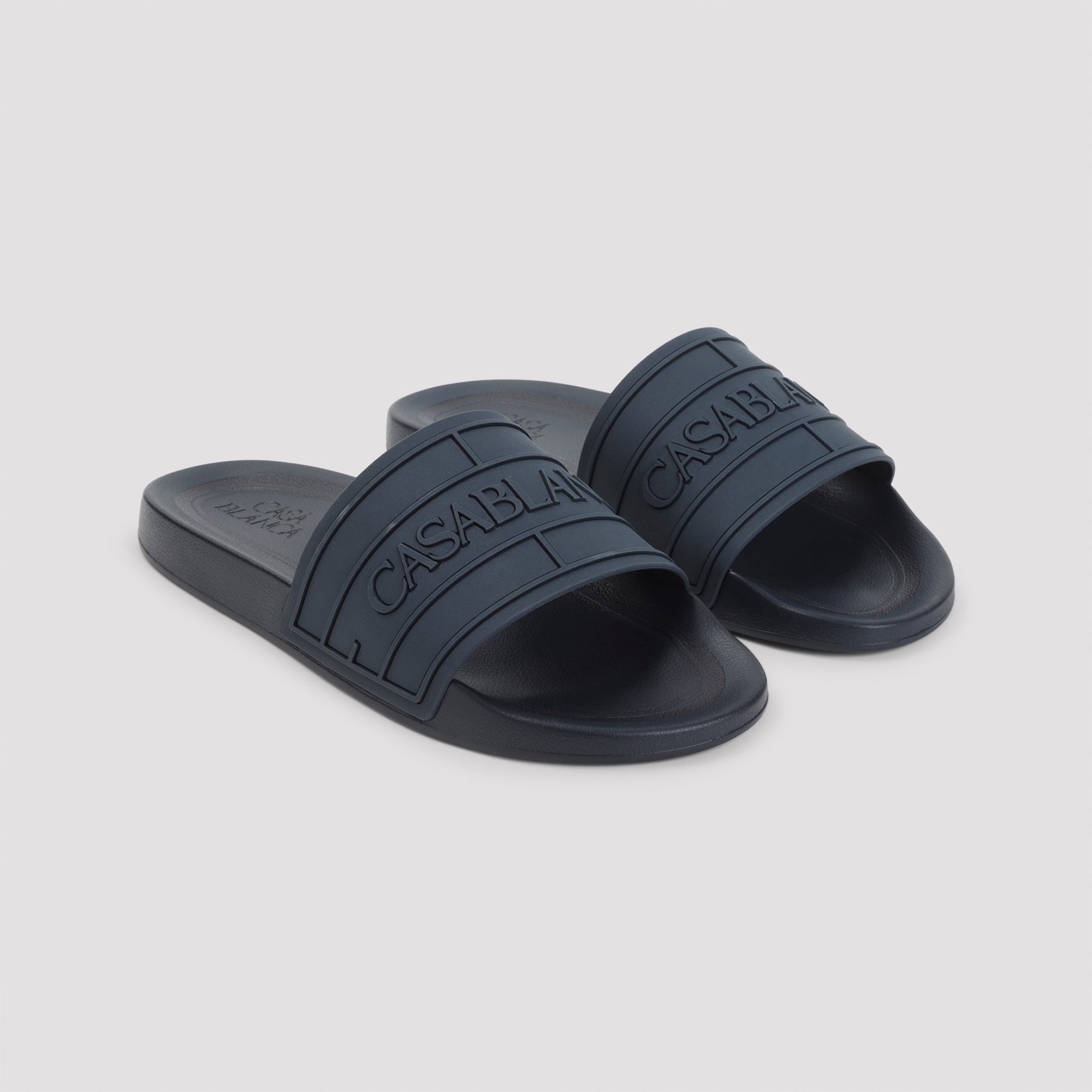 Casablanca Logo Pool Slides Men