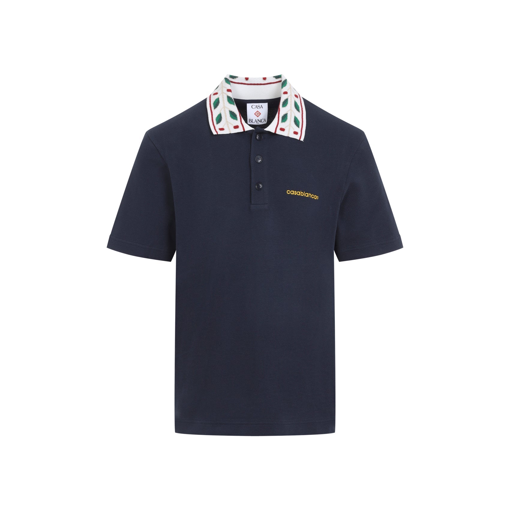 Casablanca Laurel Piqué Polo Men