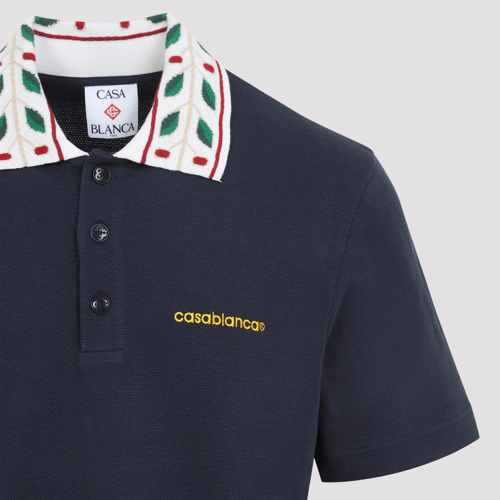 Casablanca Laurel Piqué Polo Men