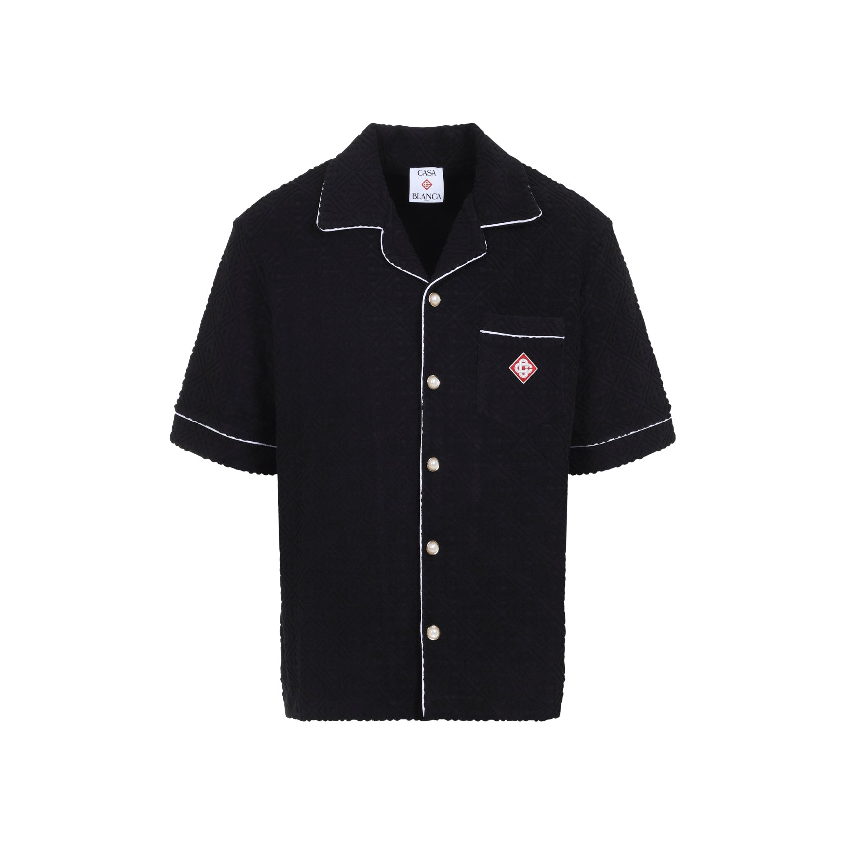 Casablanca Towelling Monogram Shirt Men