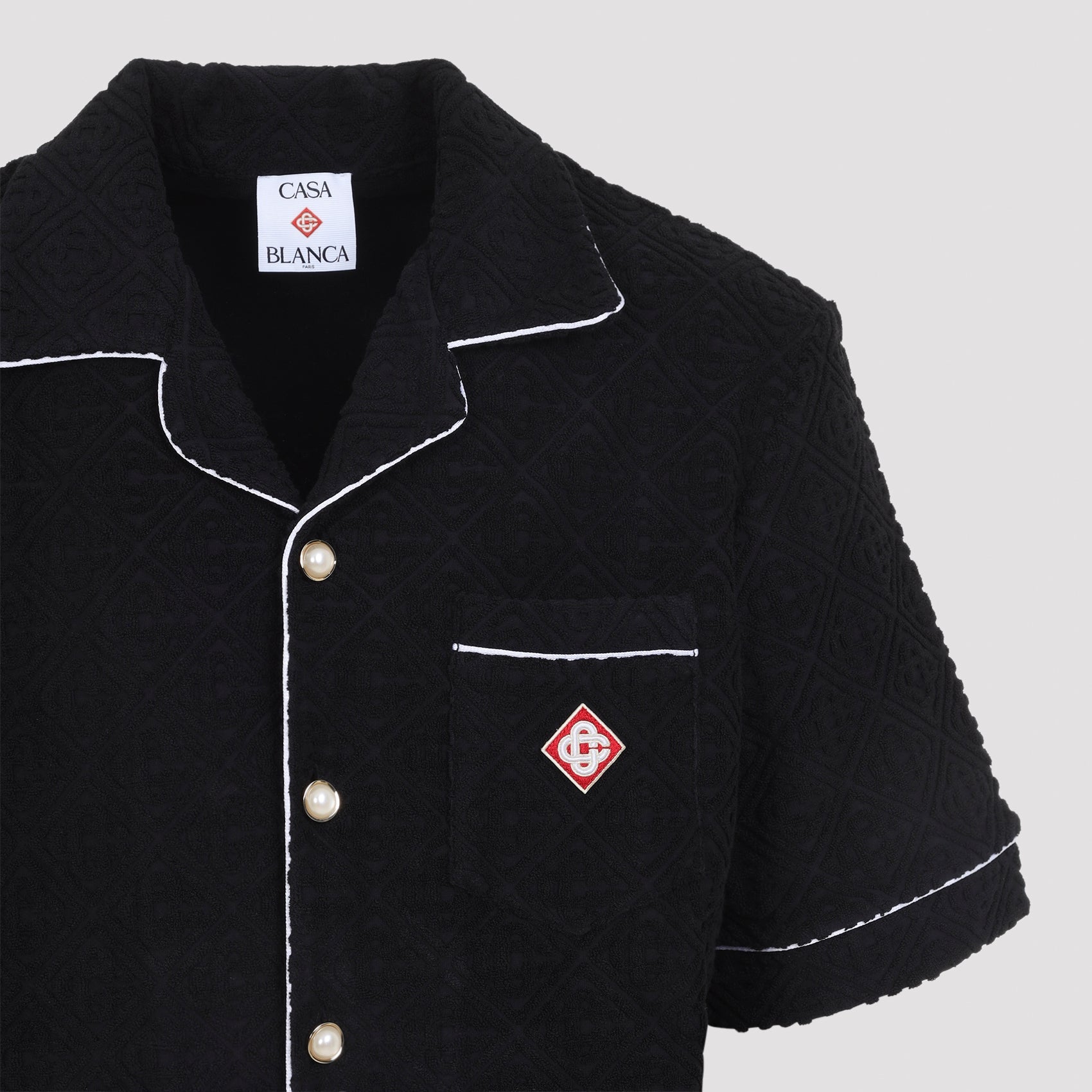 Casablanca Towelling Monogram Shirt Men
