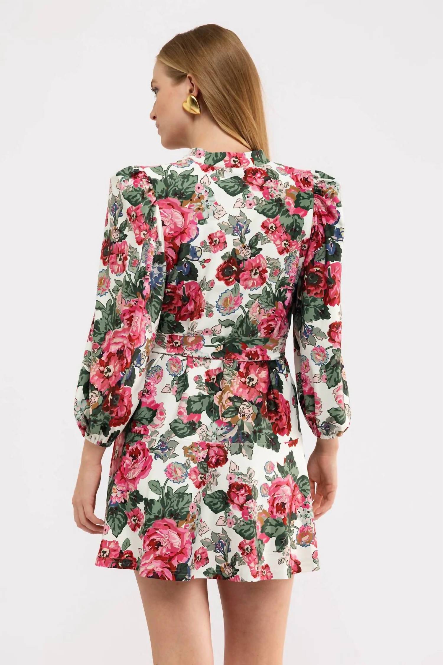 Hazel Mini Dress In Floral