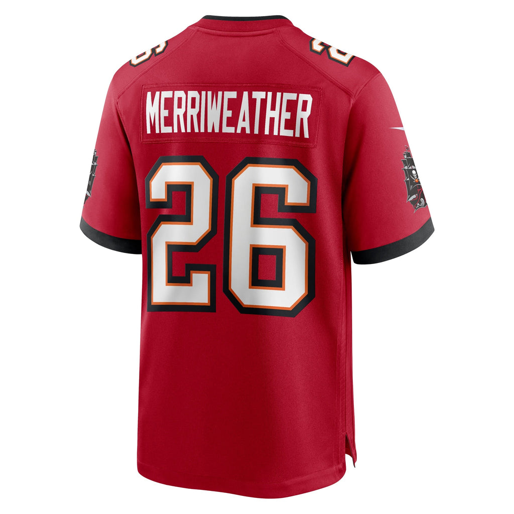Tampa Bay Buccaneers Kaevon Merriweather Red Game Jersey