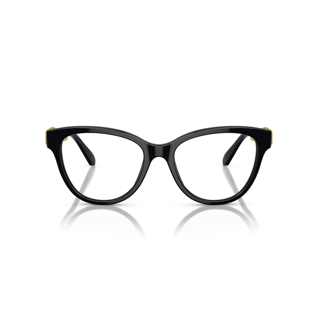 Cat-Eye Sunglasses With Green Crystal Accents