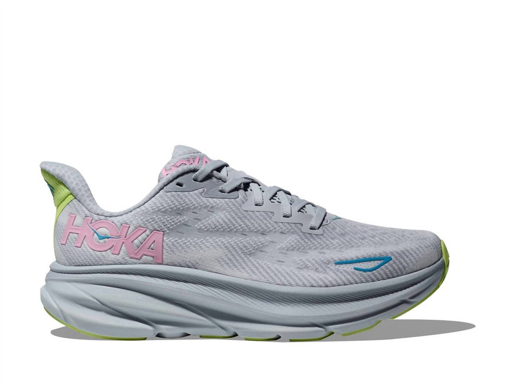 Women's Clifton 9 Running Shoe In Gull / Sea Ice