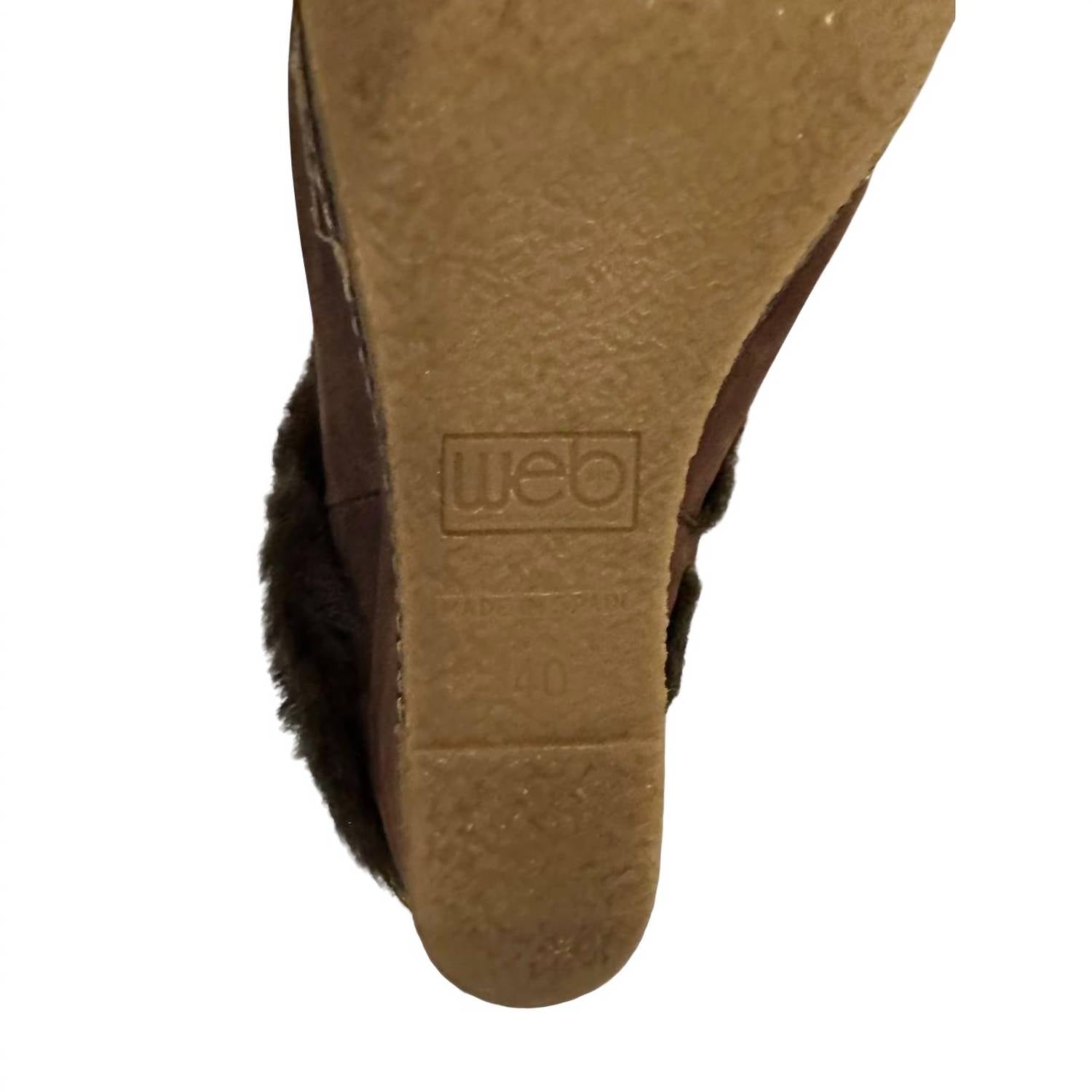 Women's Marina Faux Fur Leather Ankle Boots In Brown