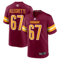 Washington Commanders Nick Allegretti Burgundy Game Jersey