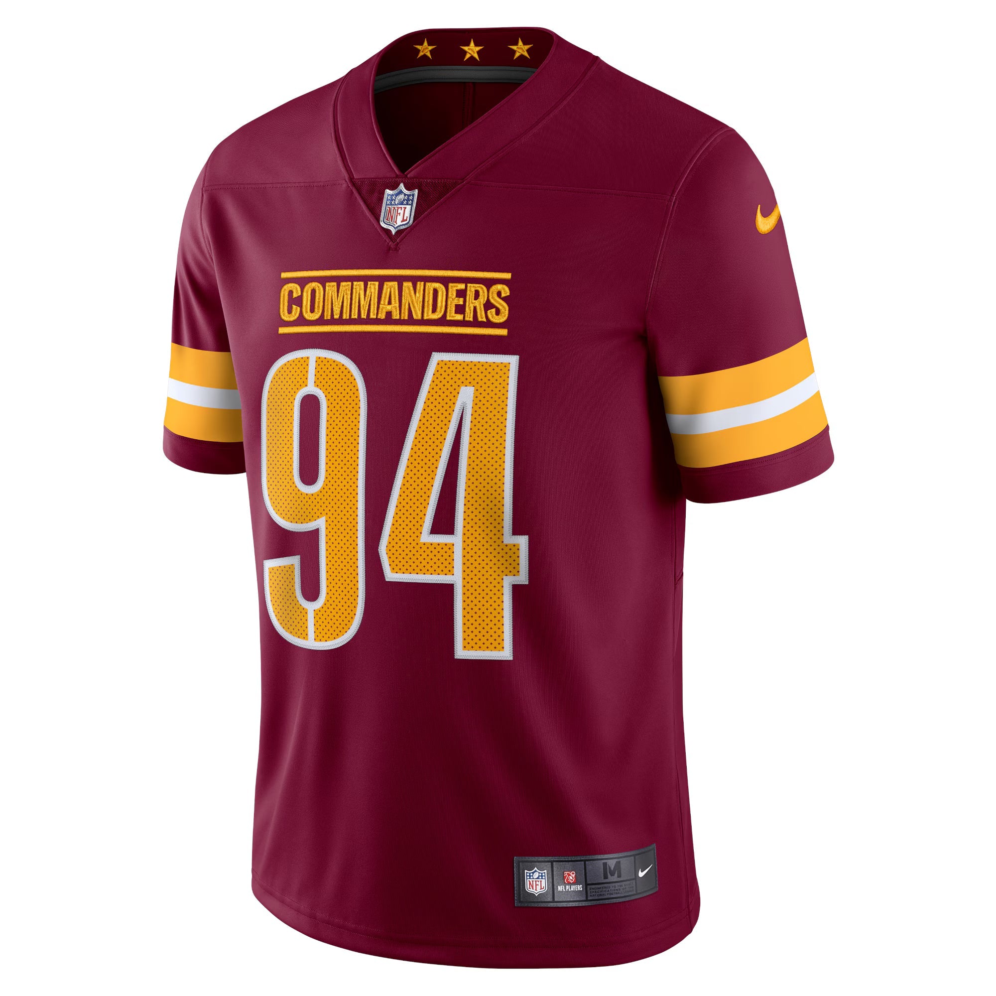 Washington Commanders Da'Ron Payne Burgundy Vapor Limited Jersey