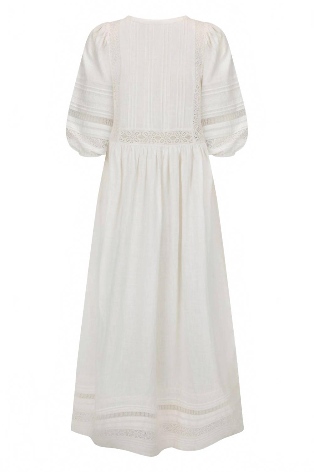 Stevie Lace Boho Dress In Camellia