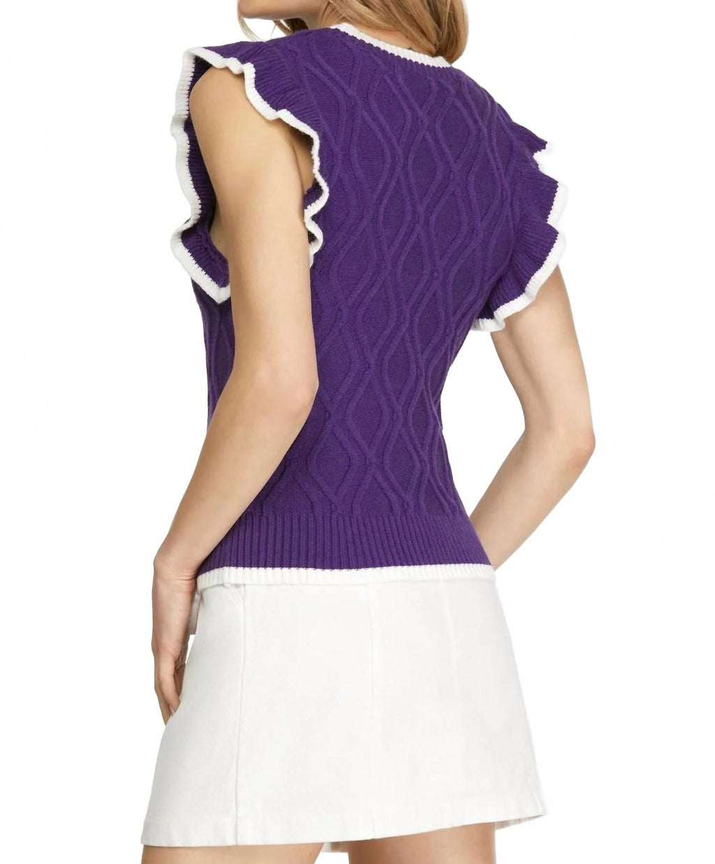 Game Day Top In Purple