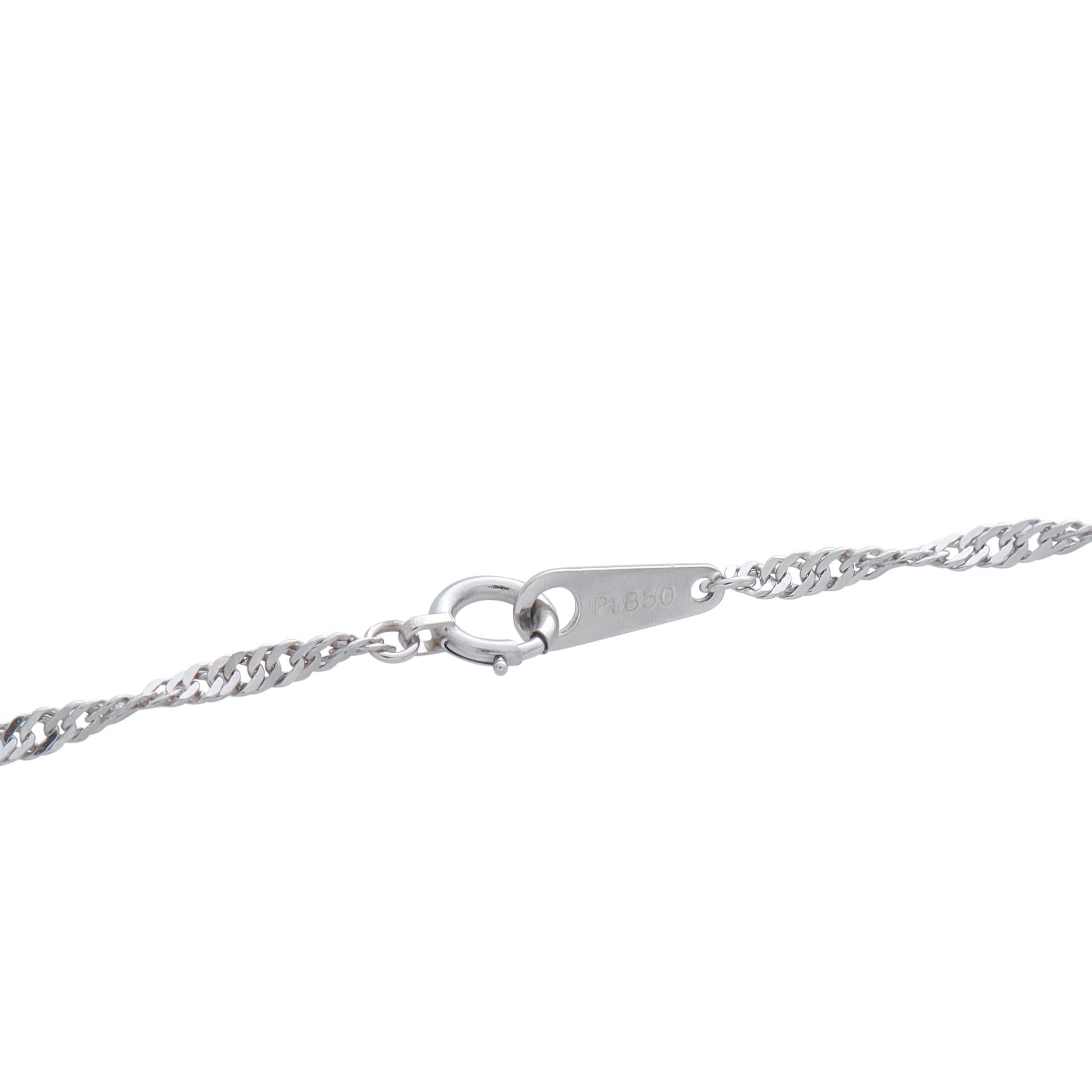 LB Exclusive Platinum 0.39ct Diamond and Sapphire Pendant Necklace MF11-041326
