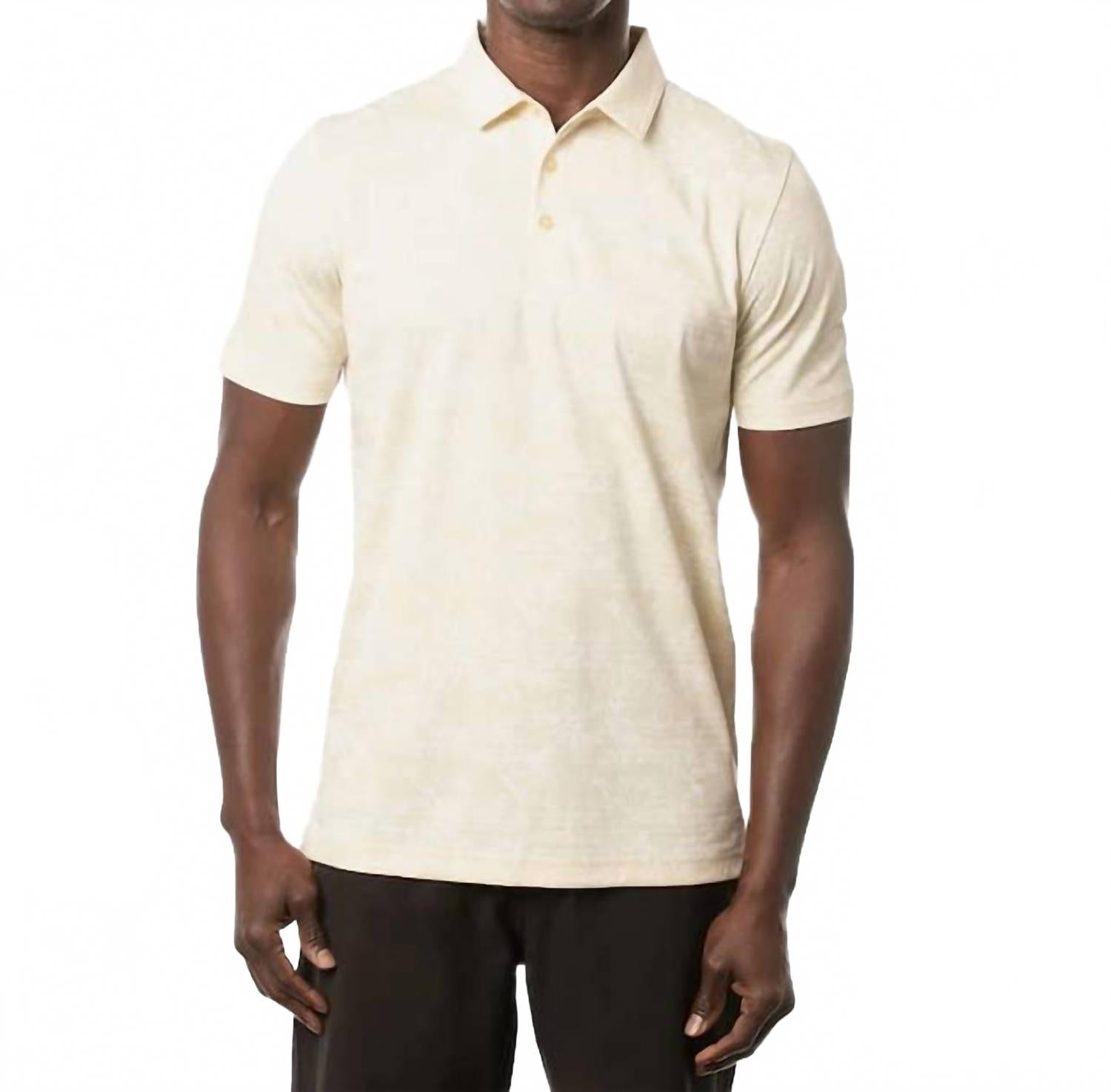 On Propoise Polo Shirt In Heather Pale Sunset