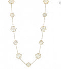 Oversized Eadie Necklace In White