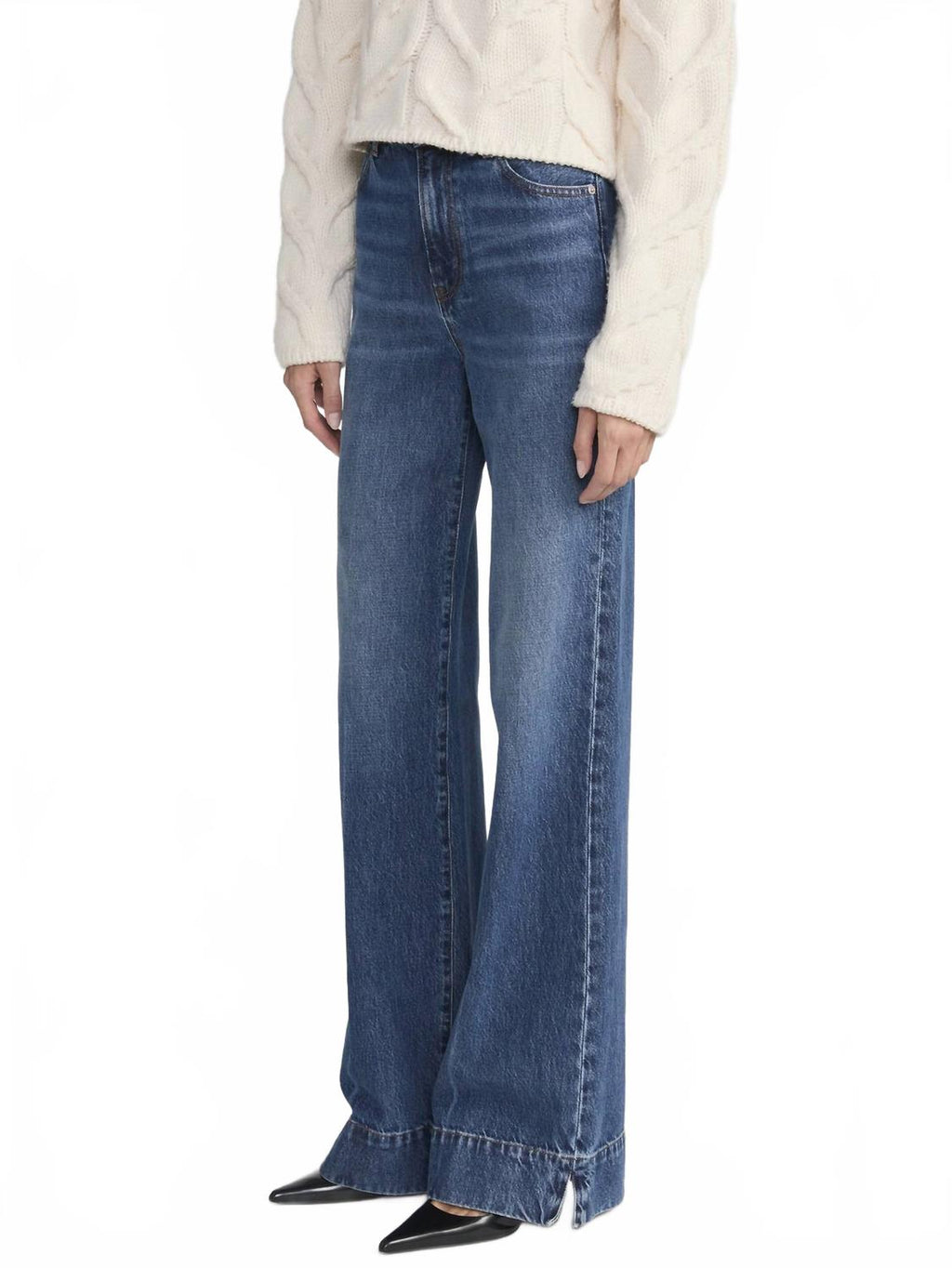 Slice High Rise Flare Jean In Headliner