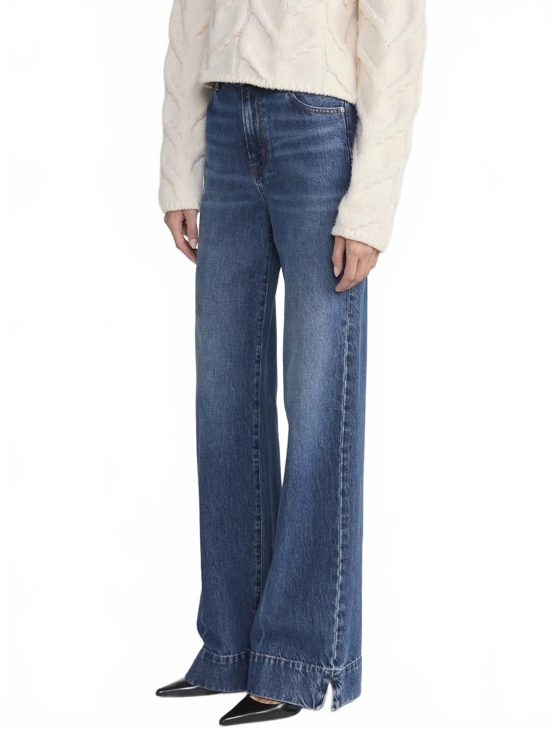 Slice High Rise Flare Jean In Headliner