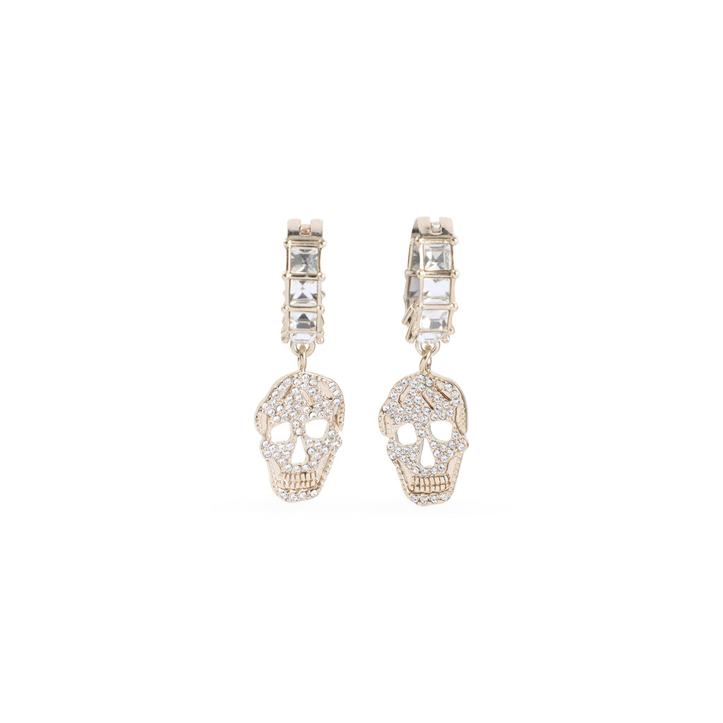 Alexander Mcqueen Pavè Skull Earrings Women