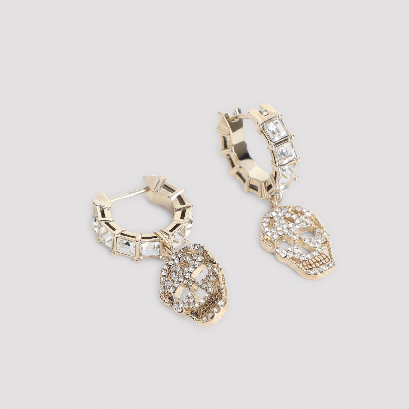 Alexander Mcqueen Pavè Skull Earrings Women