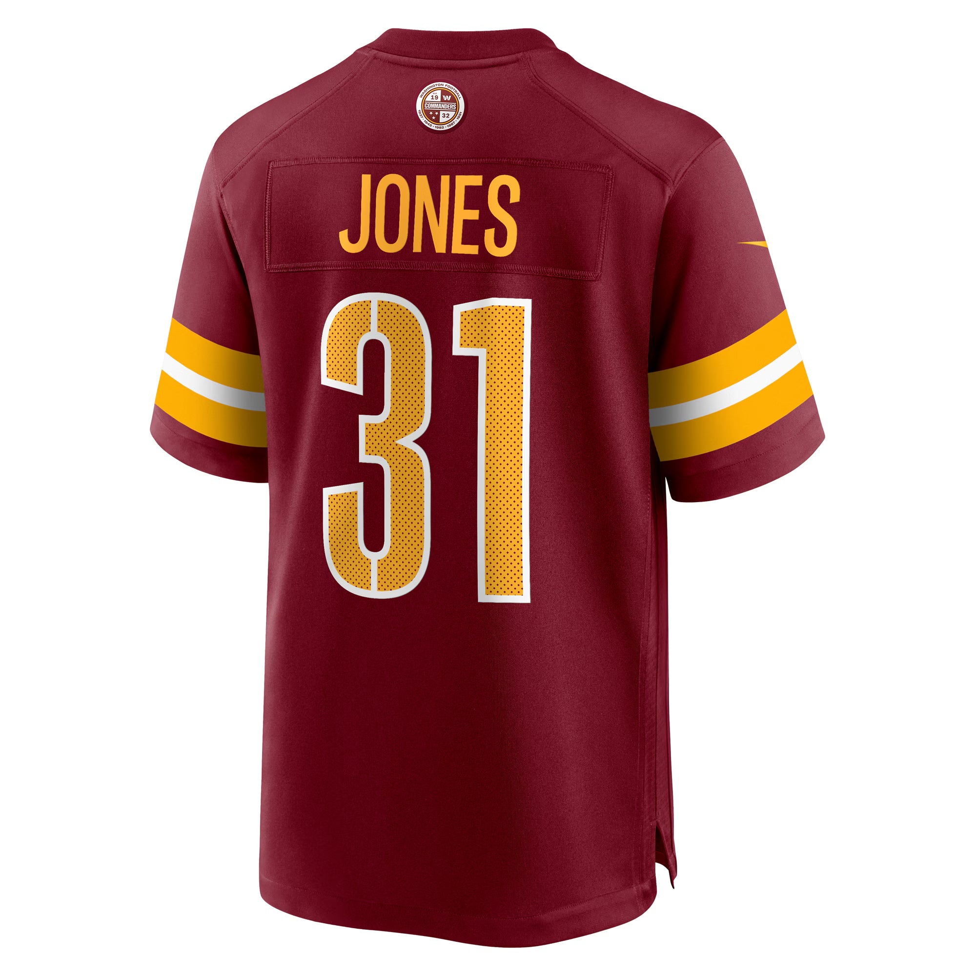 Washington Commanders Jonathan Jones Burgundy Team Game Jersey
