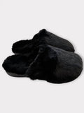 Women's Gemma Plush Slippers In Black