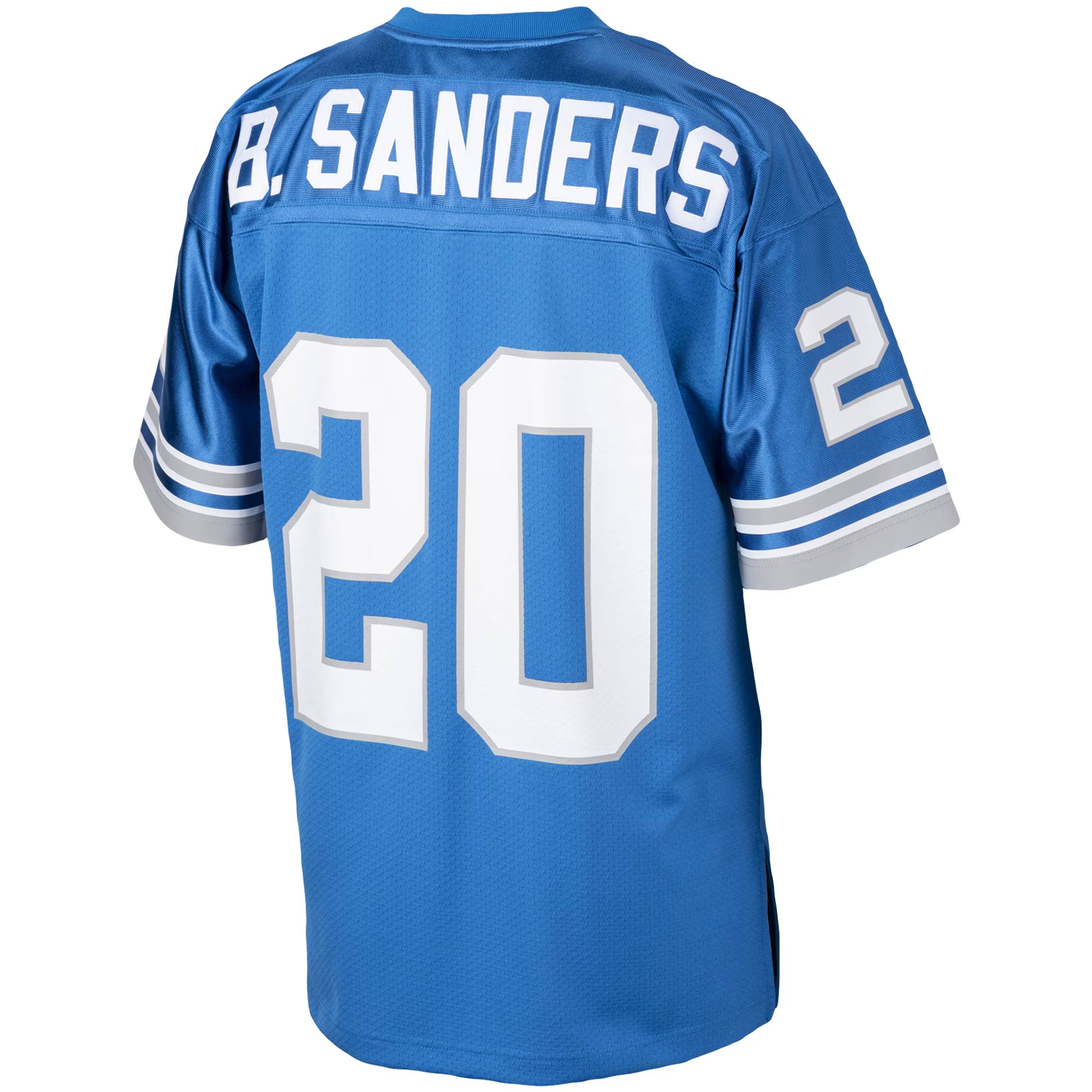 Detroit Lions 1993 Barry Sanders Mitchell & Ness Blue Authentic Throwback Retired Player Jersey