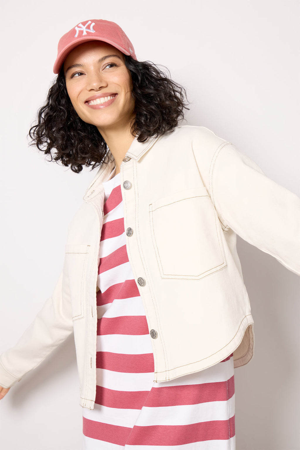 Women's All Day Cropped Twill Jacket