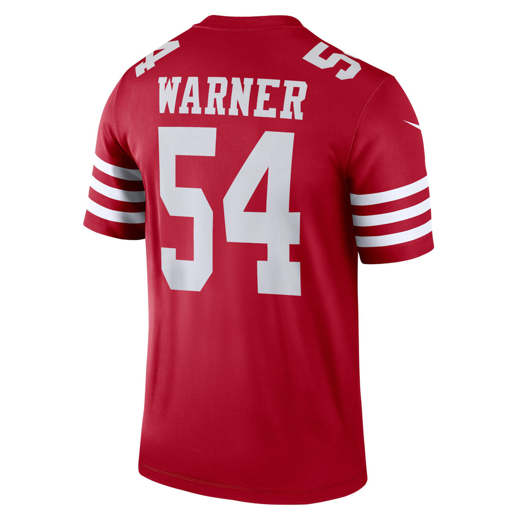 San Francisco 49ers Fred Warner Scarlet Legend Player Performance Top
