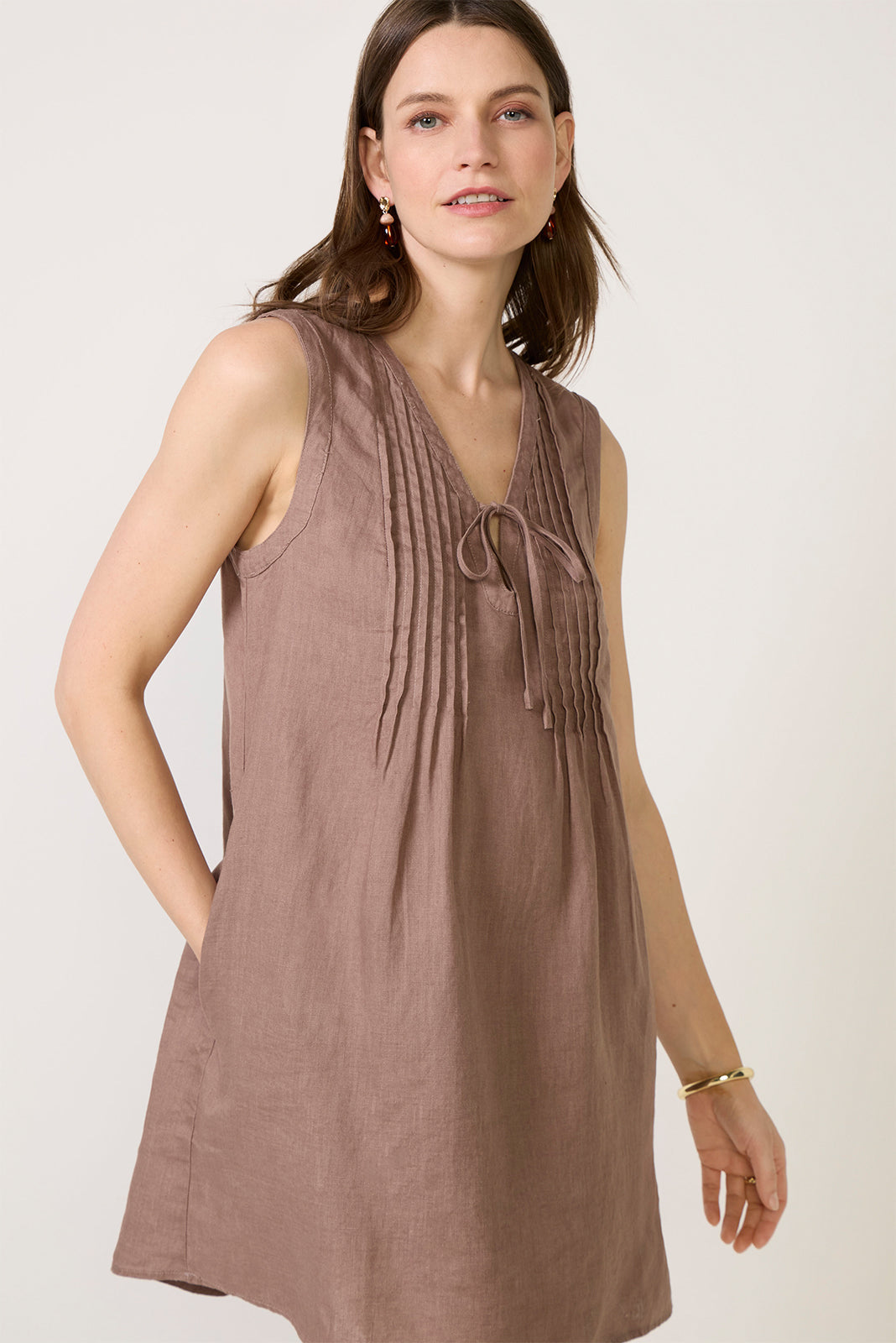 Women's Stella Linen Mini Dress