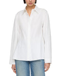 Lafayette 148 New York Petite Pintuck Back Shirt