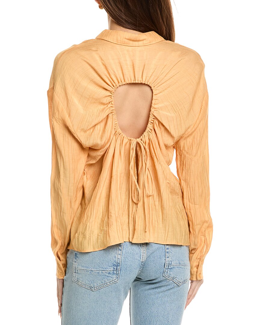Sage the Label Clementine Crush Cutout Shirt