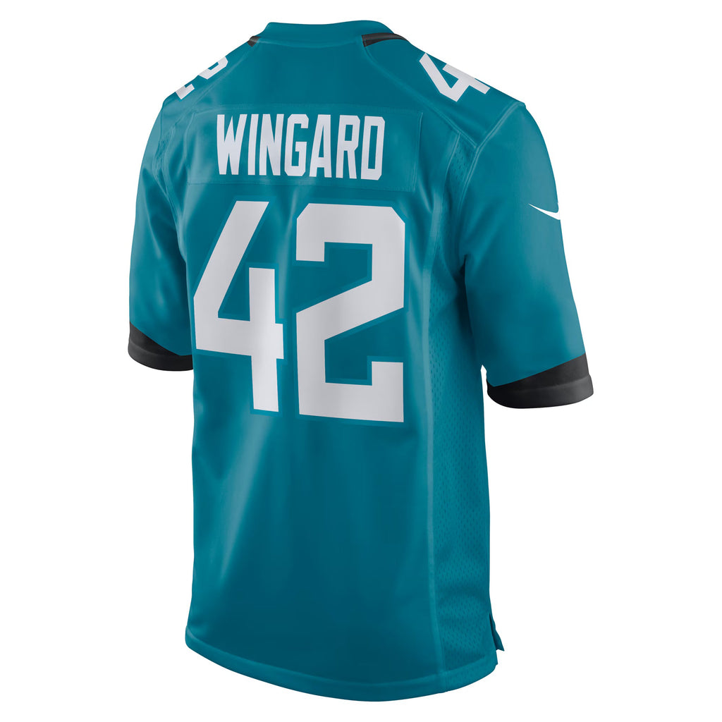 Jacksonville Jaguars Andrew Wingard Teal Game Jersey