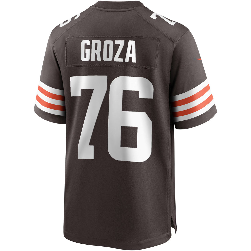 Cleveland Browns Lou Groza Brown Game Retired Player Jersey
