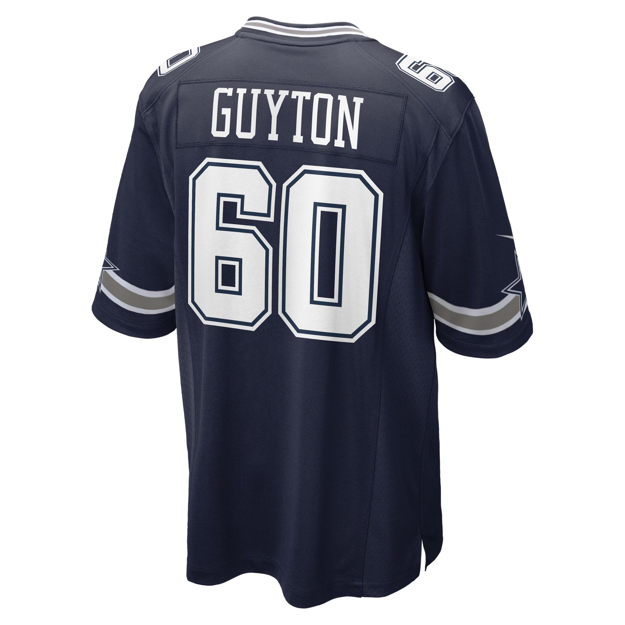 Dallas Cowboys Tyler Guyton Navy Player Game Jersey