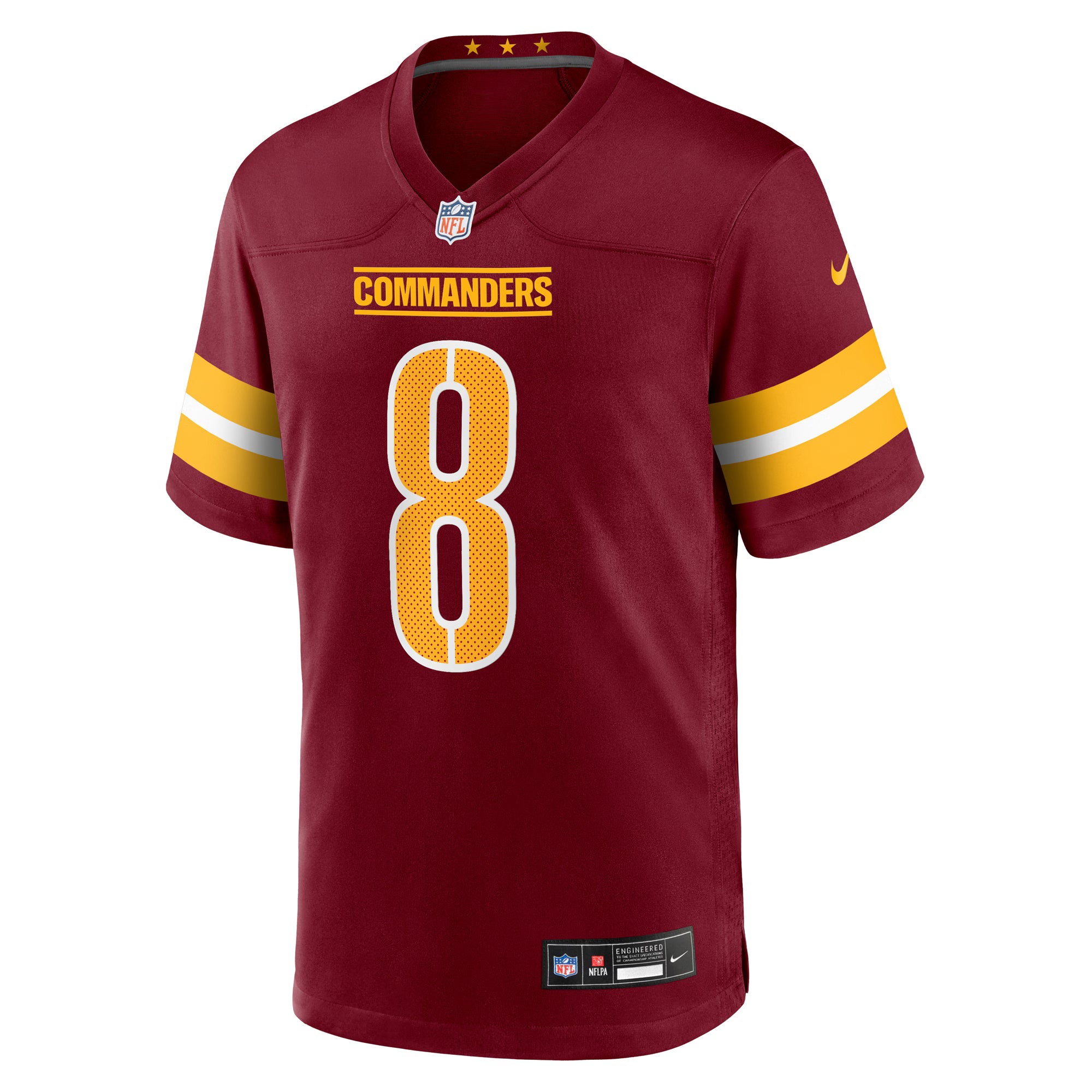 Washington Commanders Marcus Mariota Burgundy Team Game Jersey