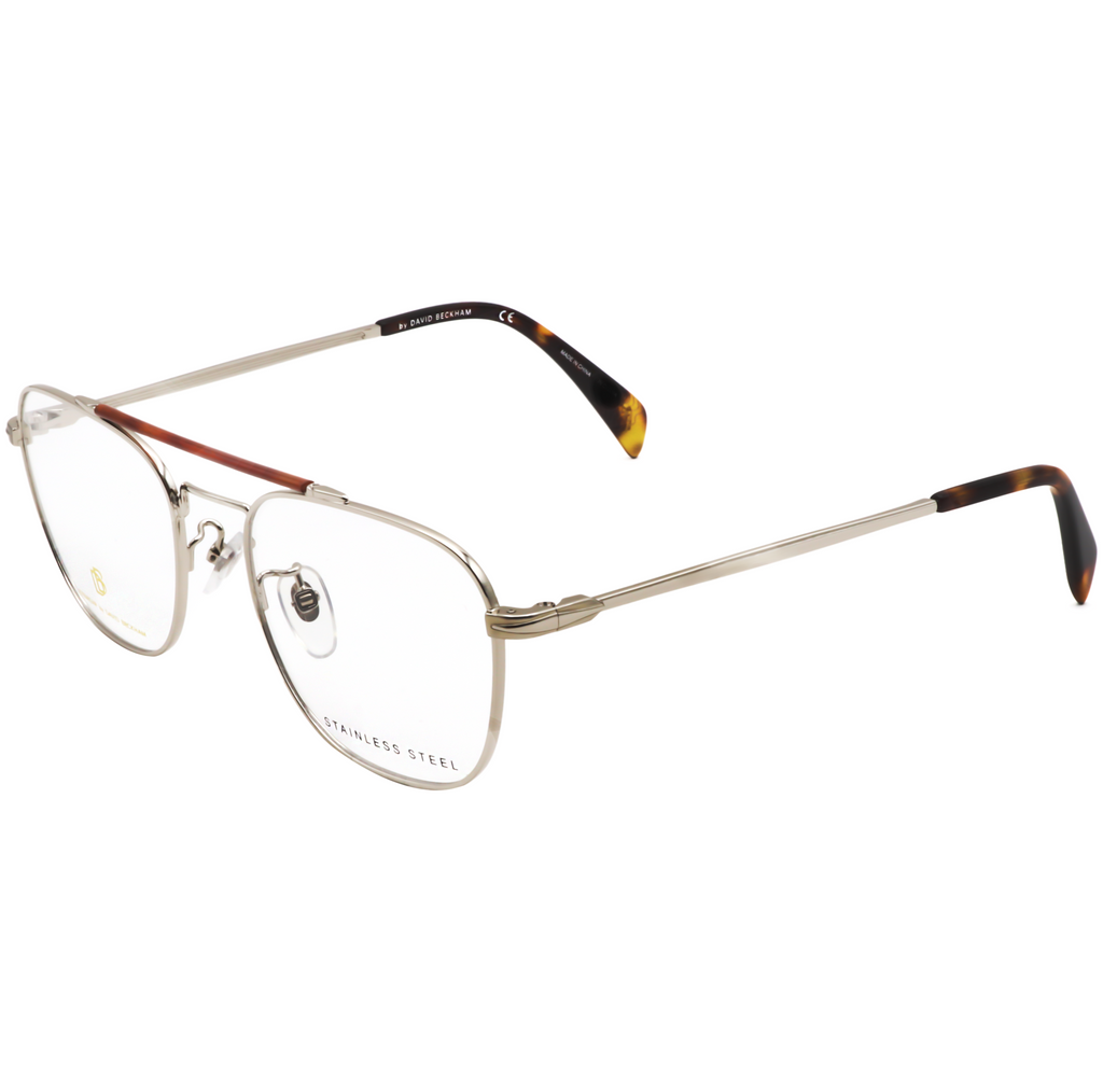 David Beckham Men's 52 mm Silver Opticals