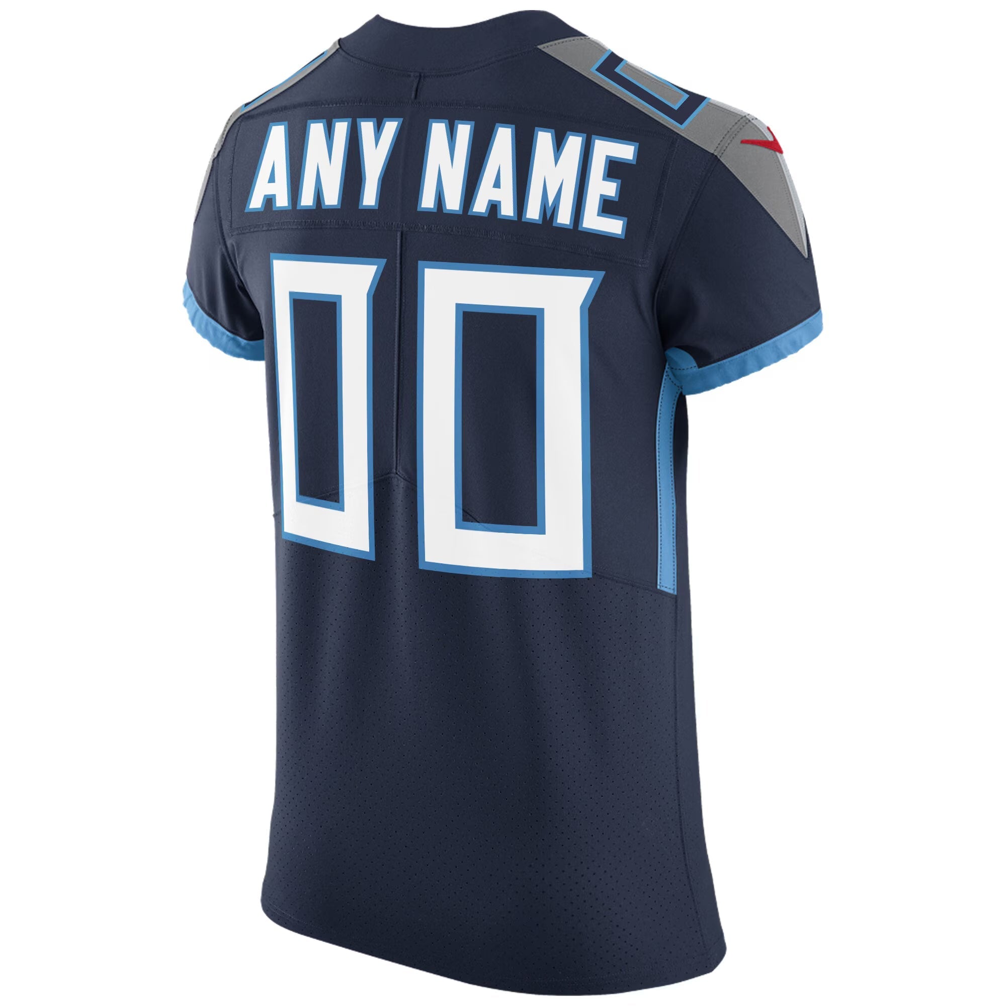 Tennessee Titans Navy Vapor Untouchable Custom Elite Jersey