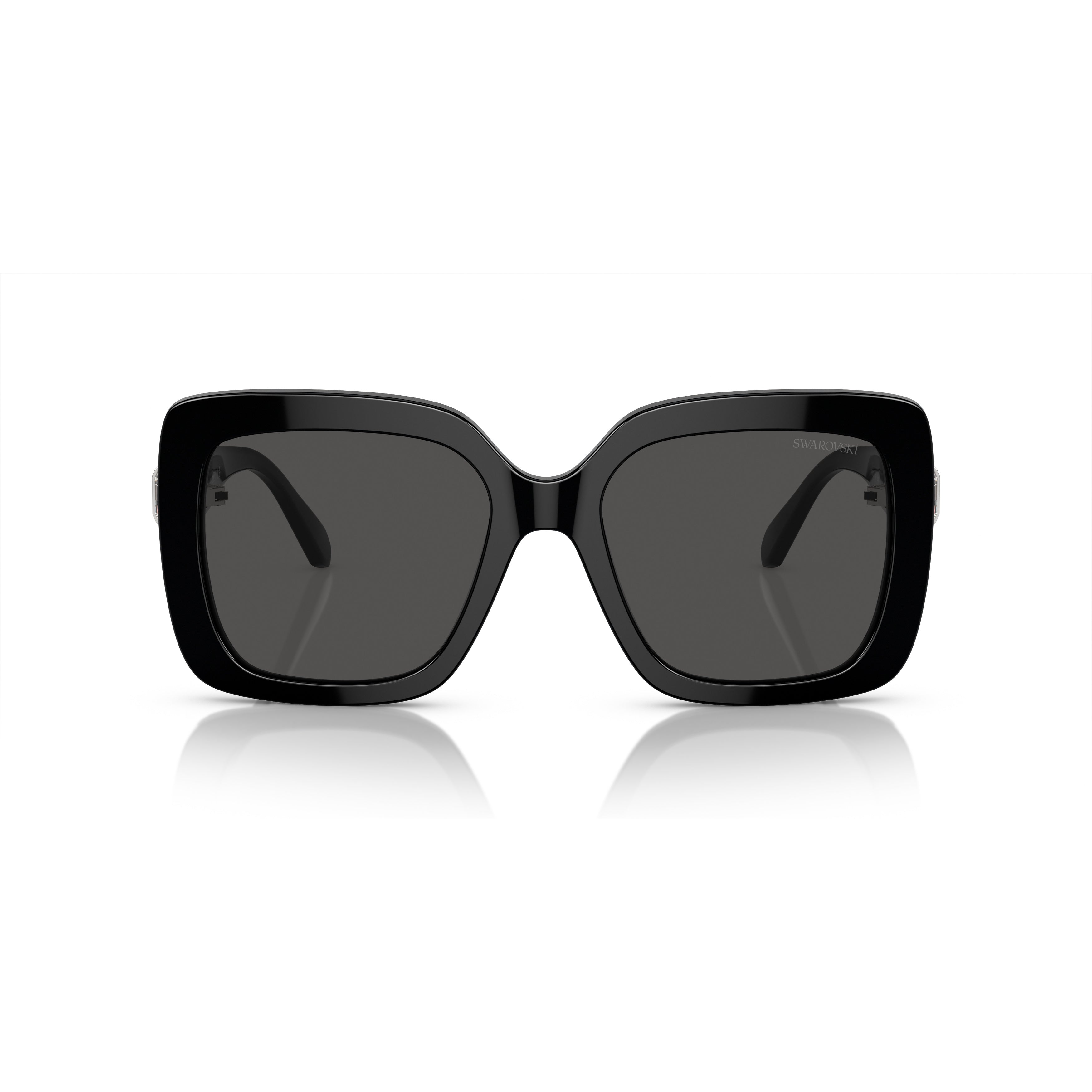 0Sk6001 Oversized Square Frame Sunglasses with Crystal Embellishment