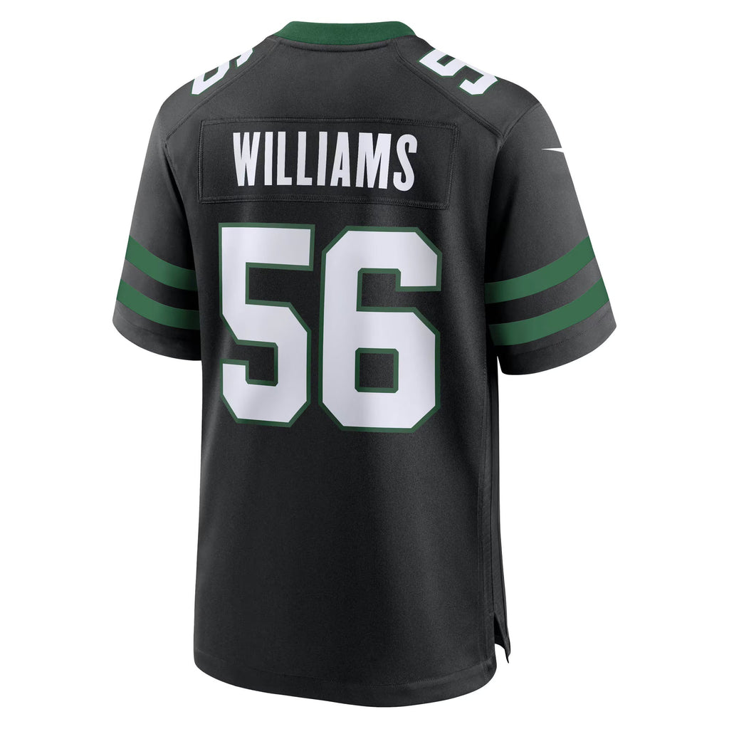 New York Jets Quincy Williams Legacy Black Alternate Game Jersey