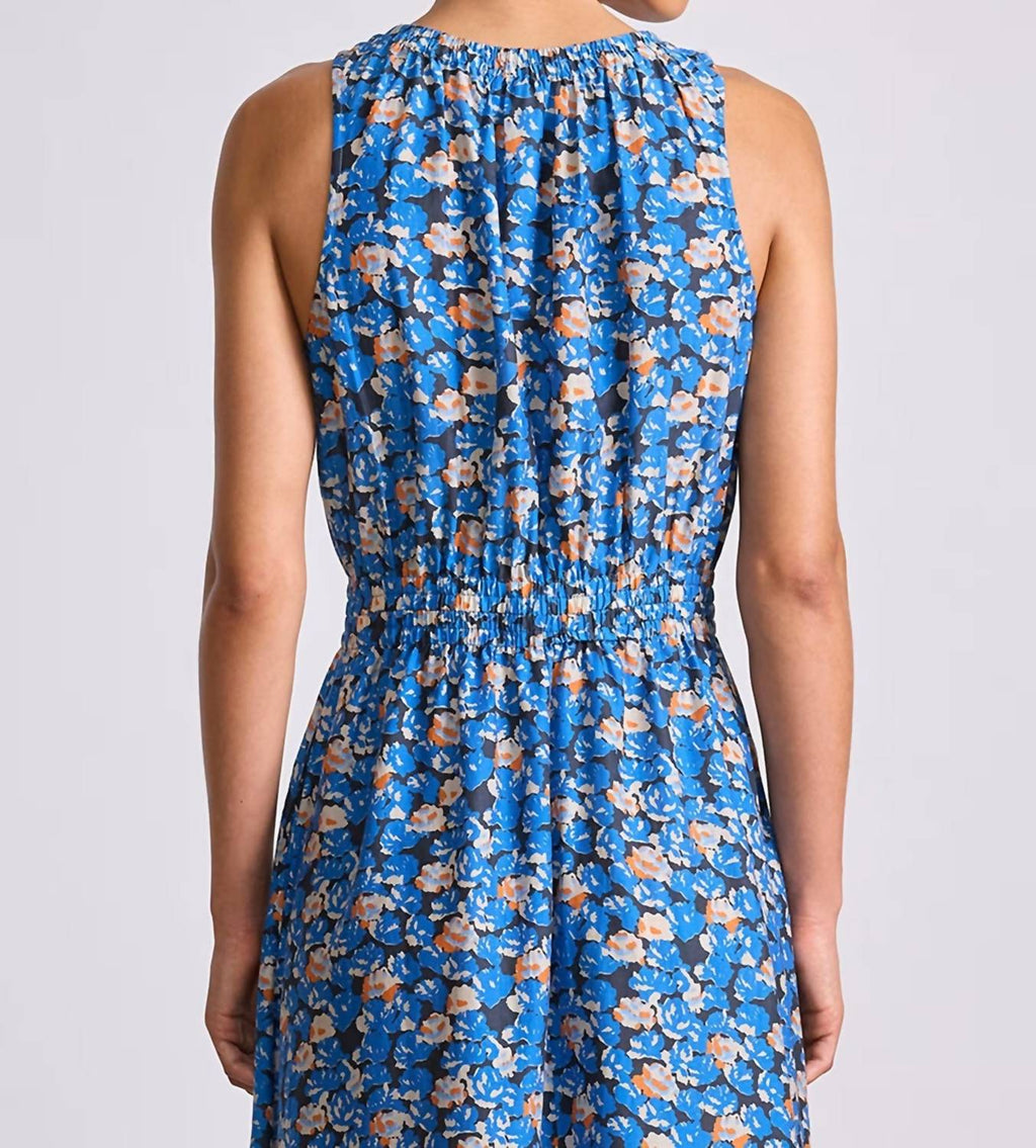 Bali Tank Dress In Florette Blue